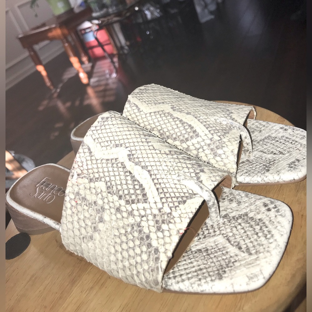 New Franco Sarto Leather Sandals Size 6